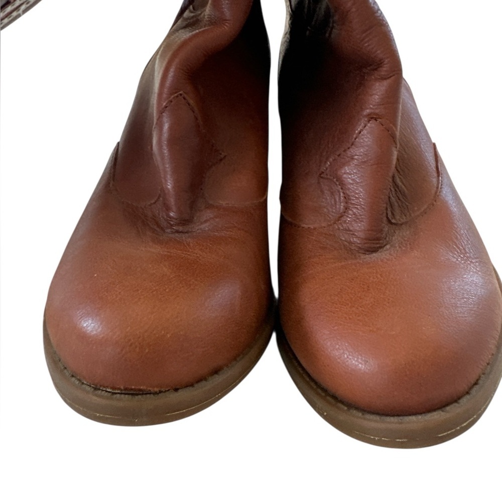 Jessica Simpson Caralee Round Toe Leather Western Boot - Picture 6 of 11